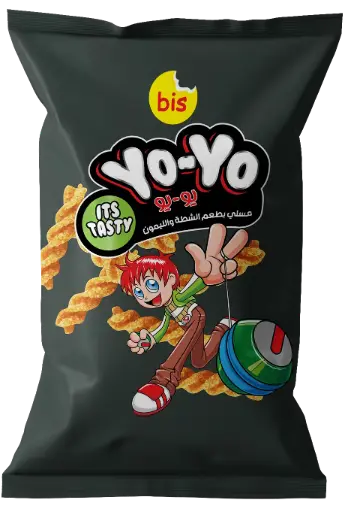 [يويو شطة وليمون شيكل] بسلي 40 غم شطة وليمون yoyo