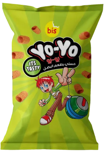 [ع140غم بصل] بسلي 140 غم * 12 بكيت بصل yoyo