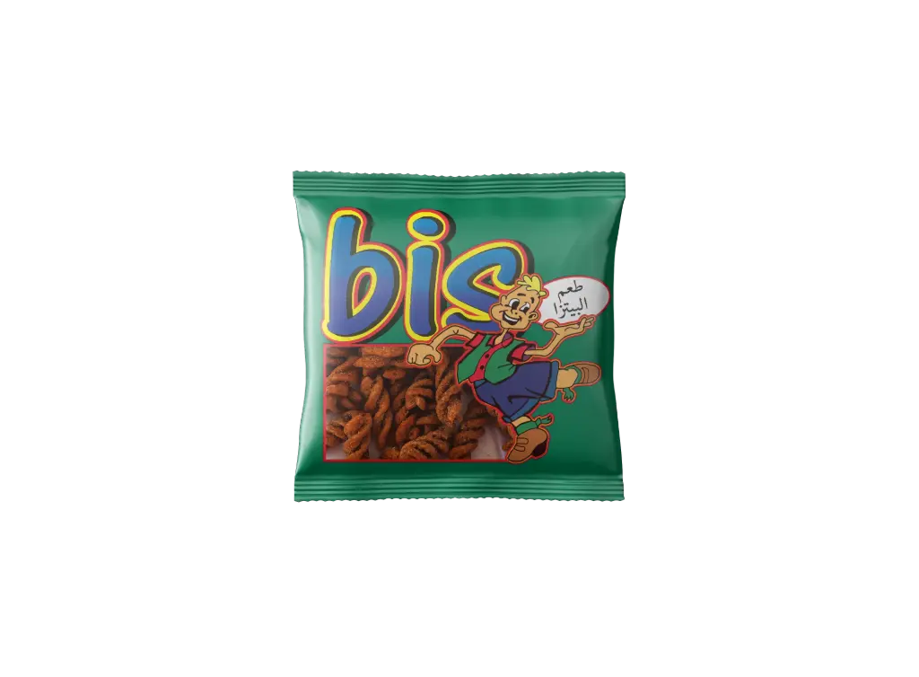 [نص 180 حبة بيتزا] Bis بسلي 18 غم * 180 حبة بيتزا