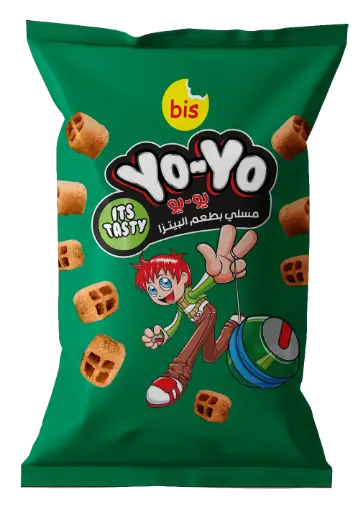 [يويو بيتزا شيكل] بسلي 40 غم بيتزا yoyo